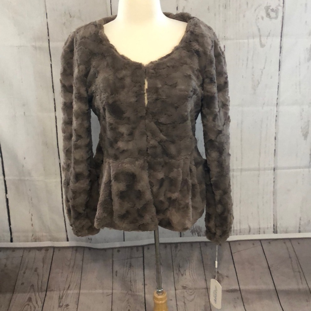 Urban Mango mocha fur jacket